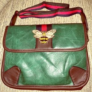 Green Shoulder Bag - New w/dust bag